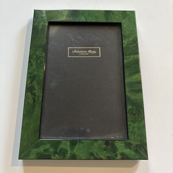 Addison Ross Malachite green Poplar Veneer England Picture Frame 4 X 6 Sold Out - Picture 1 of 11